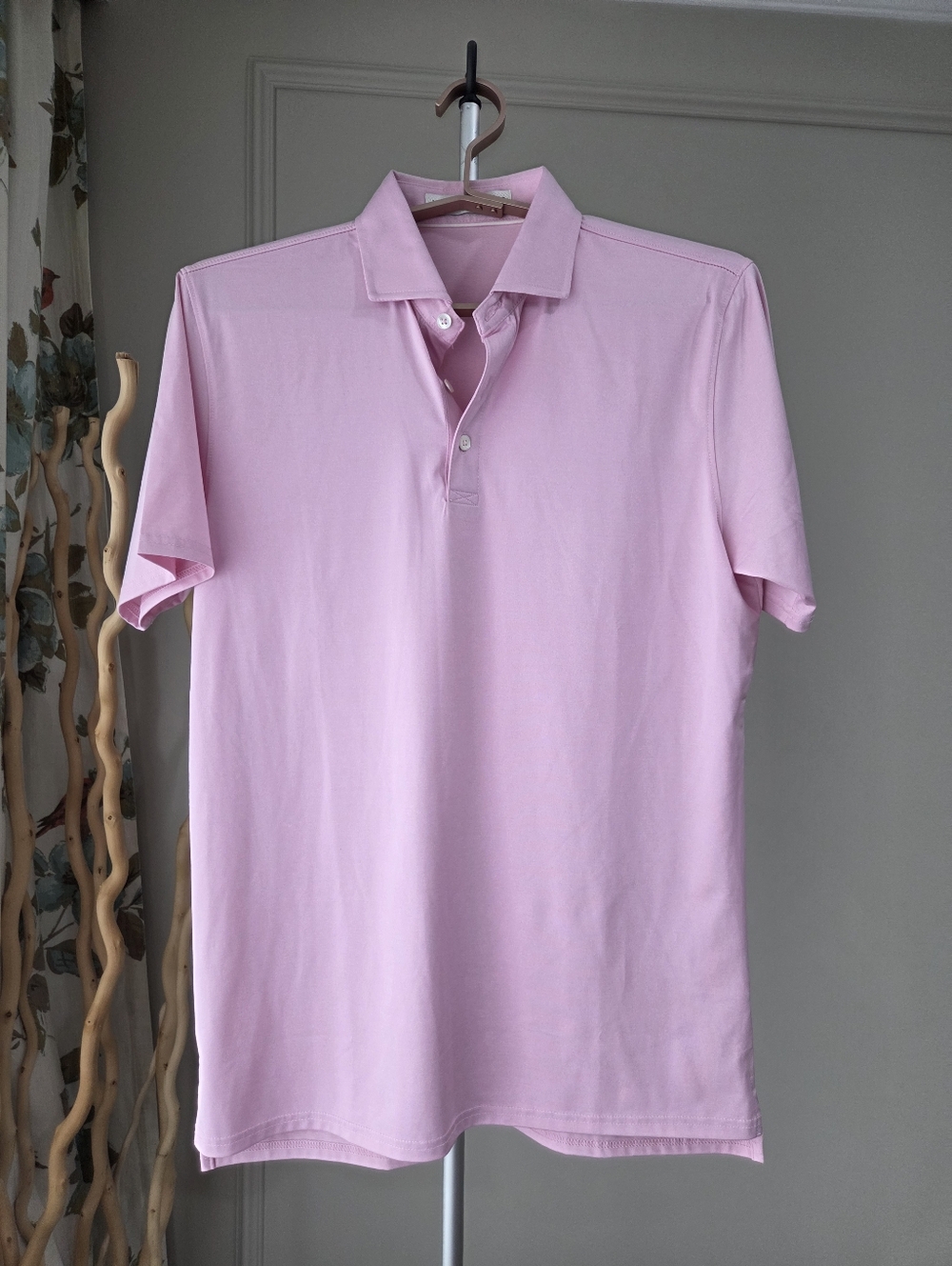 Holderness & Bourne Men's Polo Shirt Classic Short Sleeve COVE CLUB Logo Sz.M